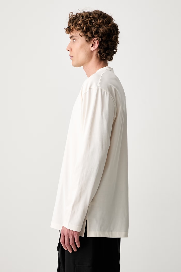 Y-3 U LS TEE longsleeve Men's cotton — photo 2