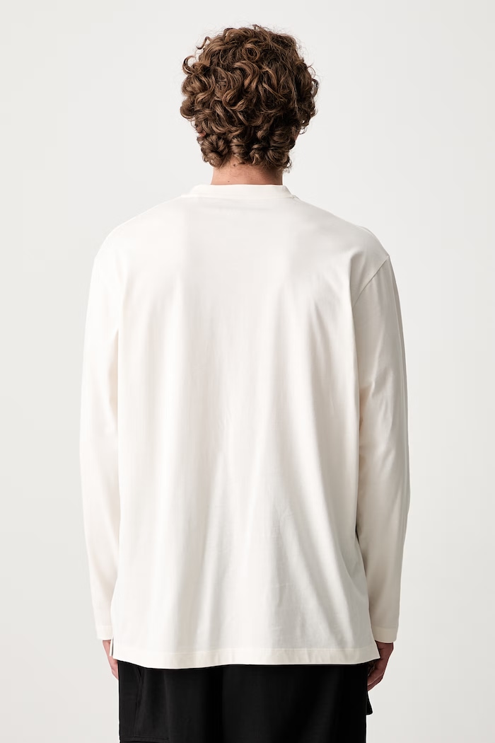 Y-3 U LS TEE longsleeve Men's cotton — photo 3