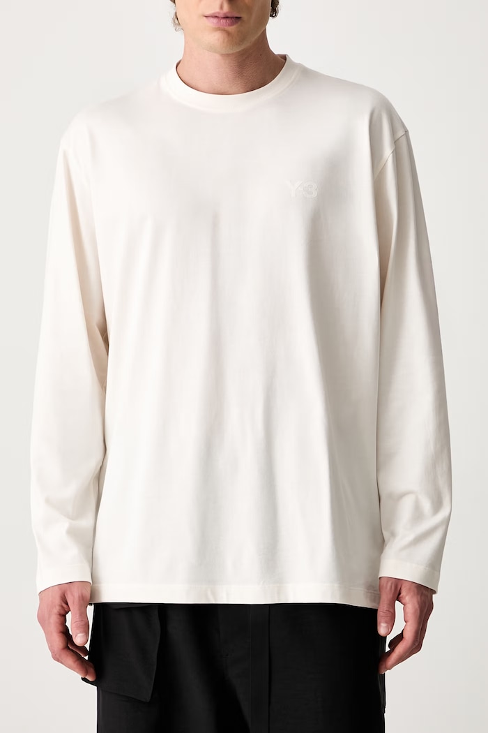 Y-3 U LS TEE longsleeve Men's cotton — photo 4