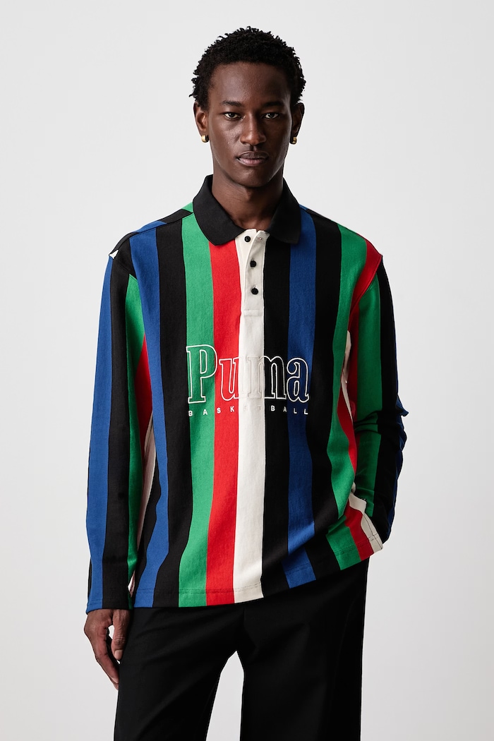 Puma MEMORY LANE Rugby longsleeve Men's cotton