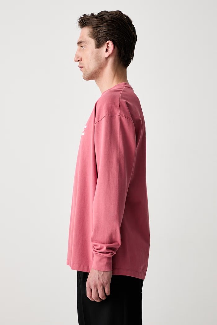Drôle de Monsieur Slogan longsleeve Men's cotton — photo 2