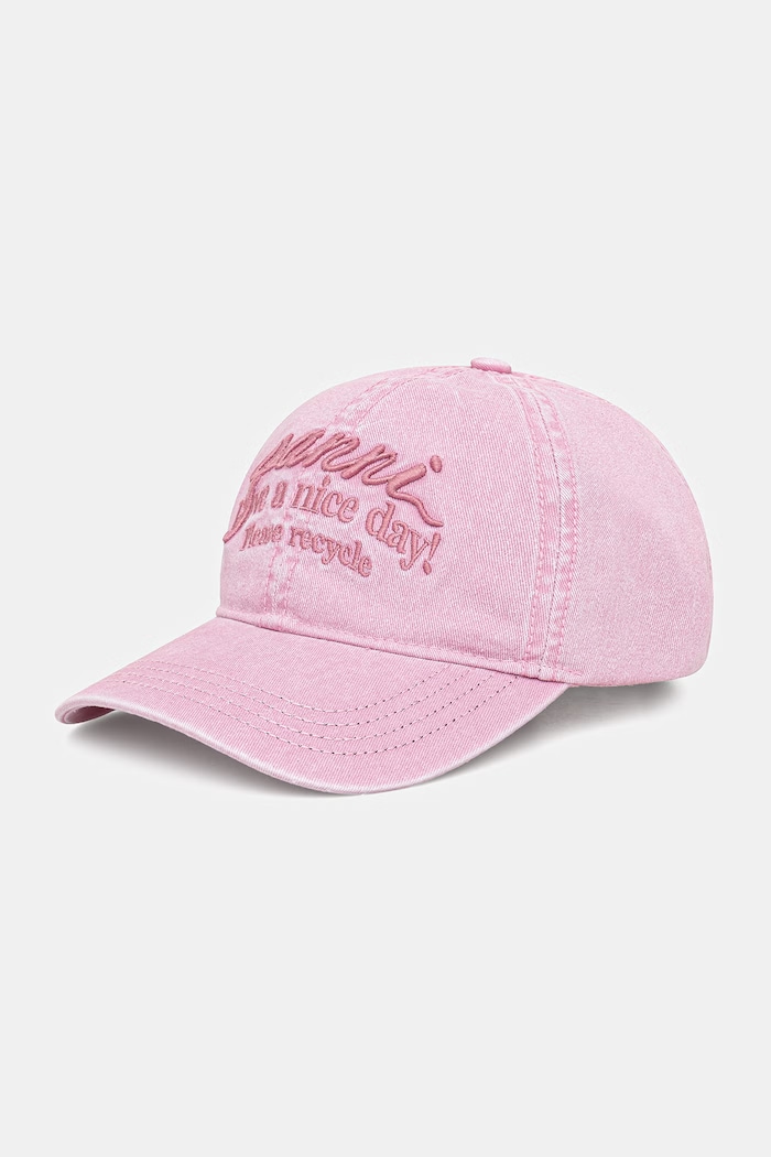 GANNI Women's cotton cap with a visor