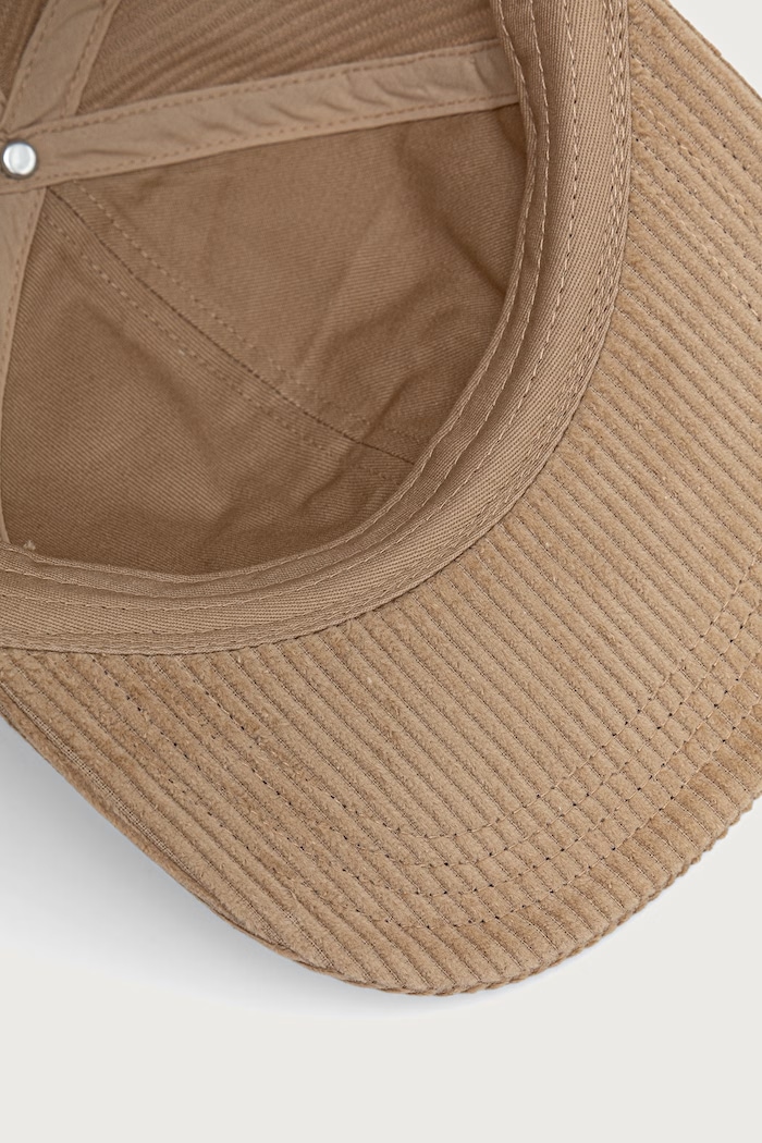 Drôle de Monsieur Flat Drule Horses Embroidery baseball cap corduroy men's — photo 4