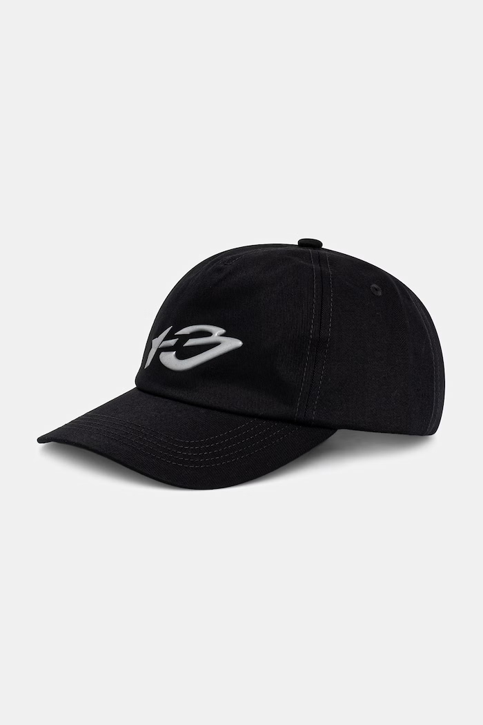 Y-3 BIG LG CAP cap with a visor cotton Men's