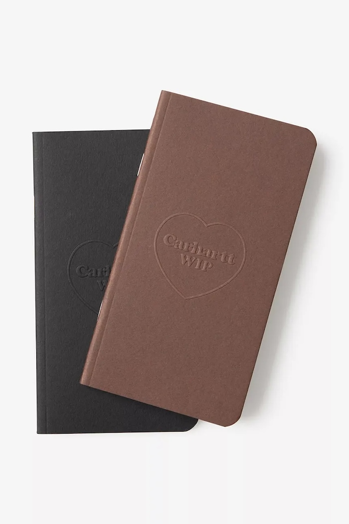 Carhartt WIP Heart Pocket Mirror notepad with a pencil