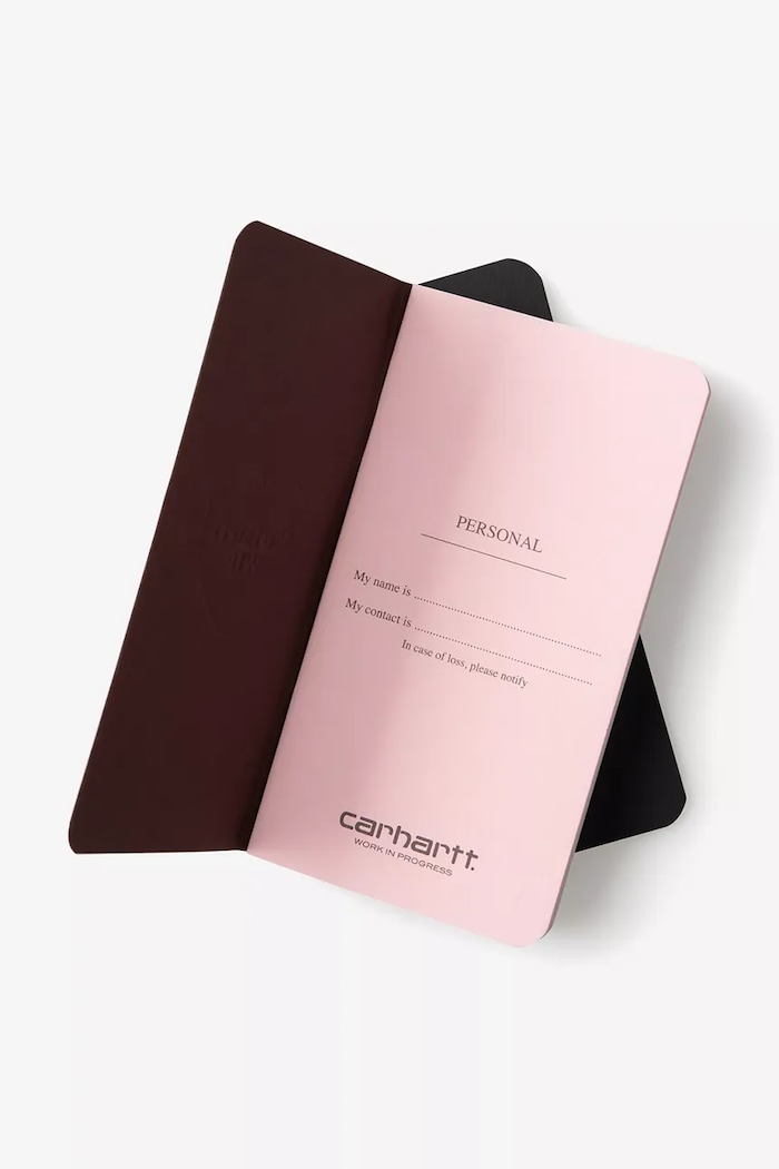 Carhartt WIP Heart Pocket Mirror notepad with a pencil — photo 2