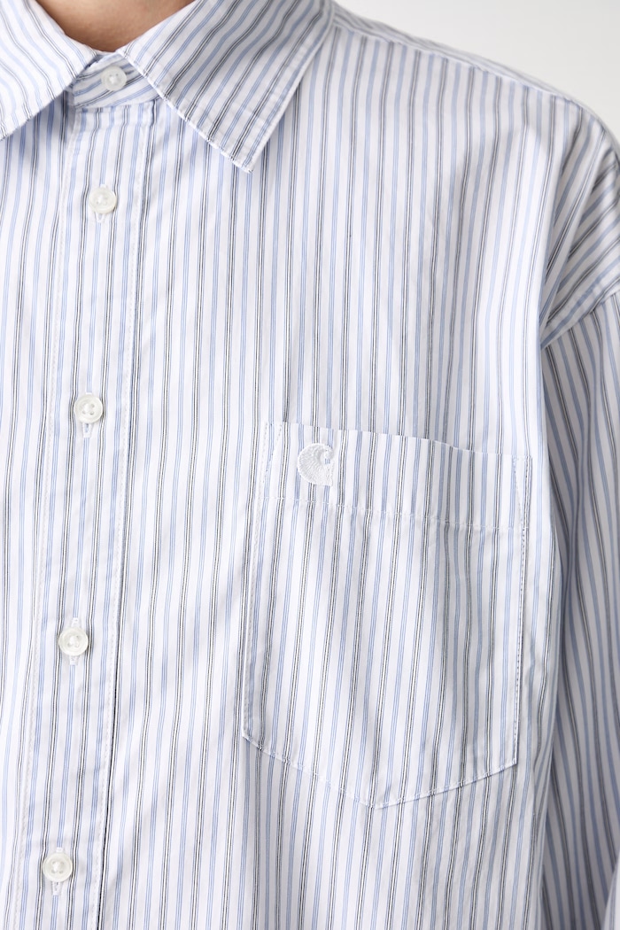 Carhartt WIP W L/S Keene shirt denim Women's — photo 5