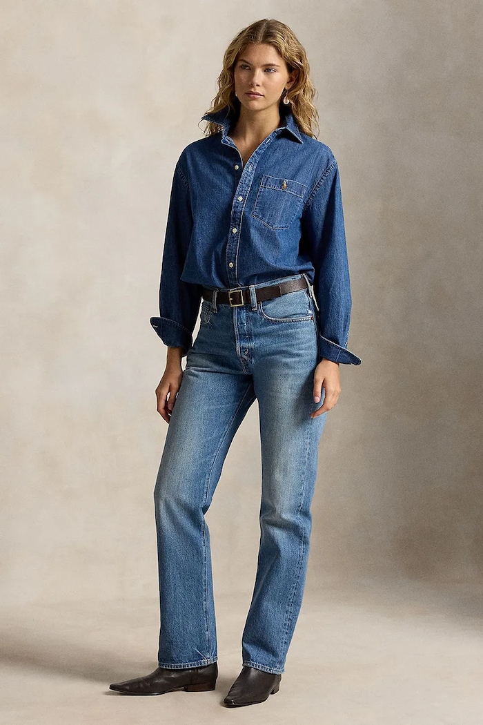 Polo Ralph Lauren shirt denim Women's — photo 3