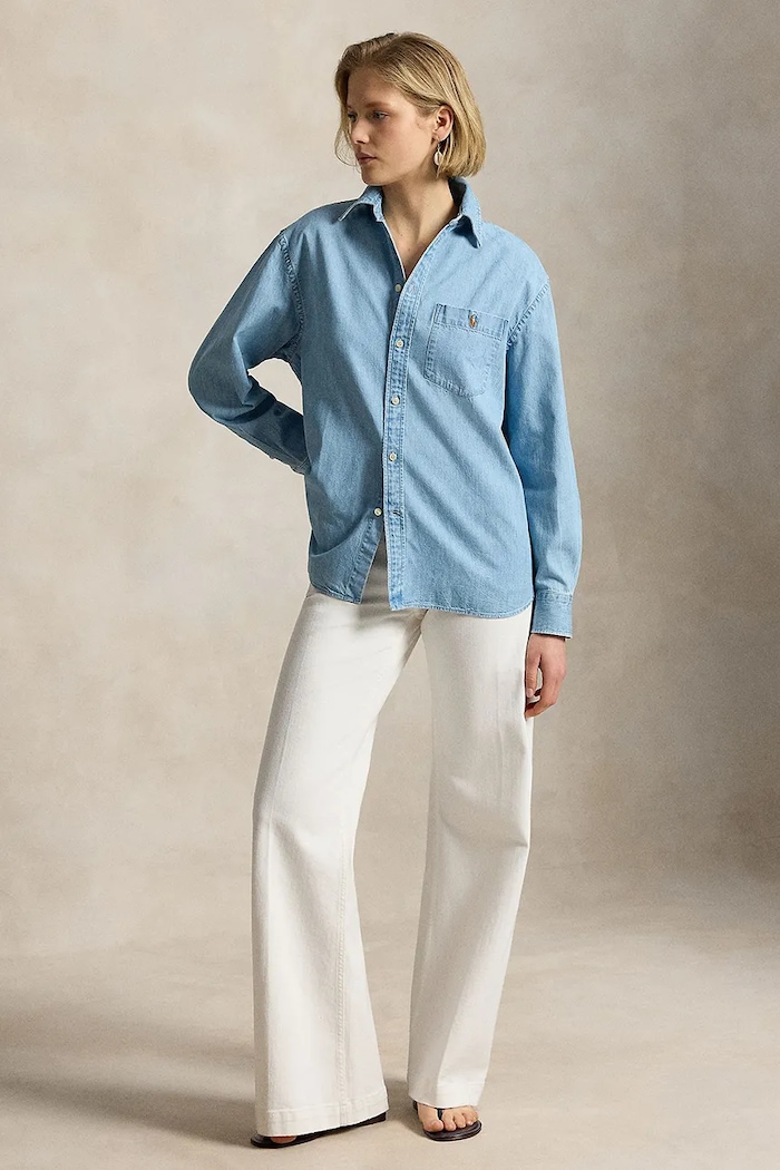 Polo Ralph Lauren shirt denim Women's — photo 3