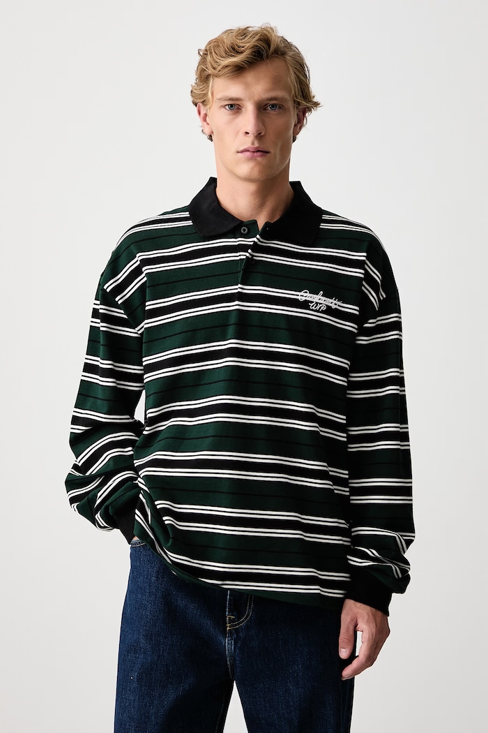 Carhartt WIP Devitt Rugby Shirt longsleeve Men's cotton