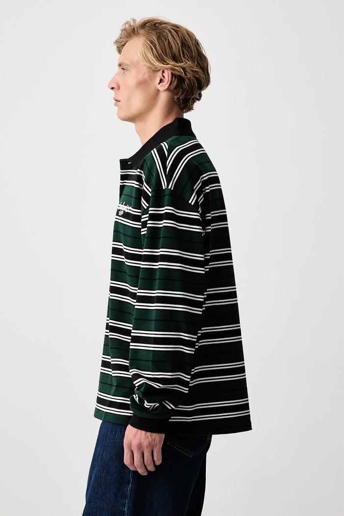 Carhartt WIP Devitt Rugby Shirt longsleeve Men's cotton — photo 4
