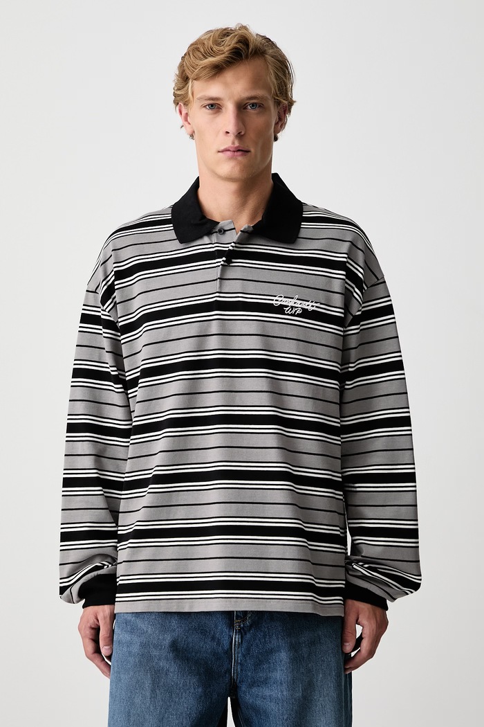 Carhartt WIP Devitt Rugby Shirt longsleeve Men's cotton
