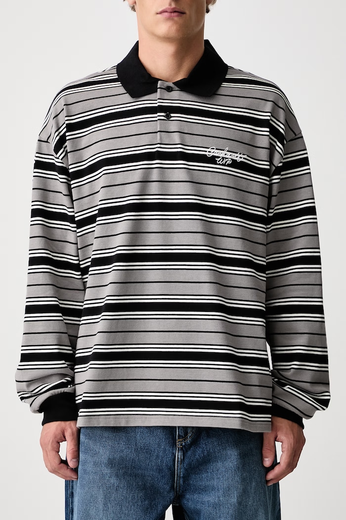 Carhartt WIP Devitt Rugby Shirt longsleeve Men's cotton — photo 5