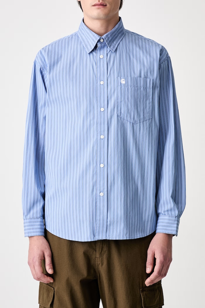 Carhartt WIP L/S Keene shirt cotton Men's — photo 4