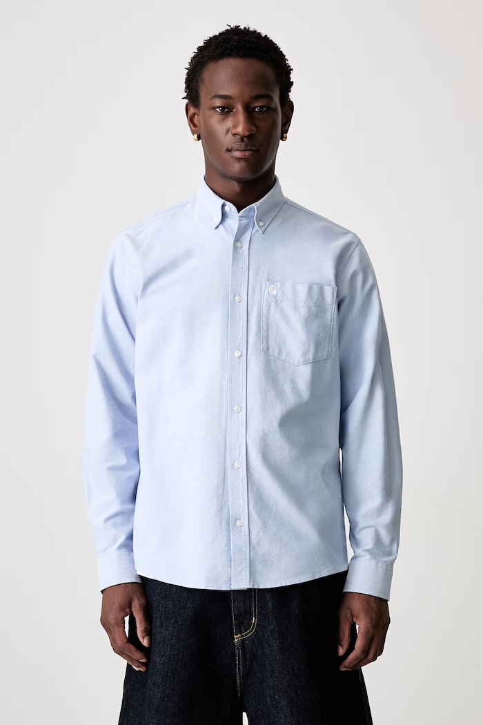 Carhartt WIP L/S C-Logo shirt cotton Men's