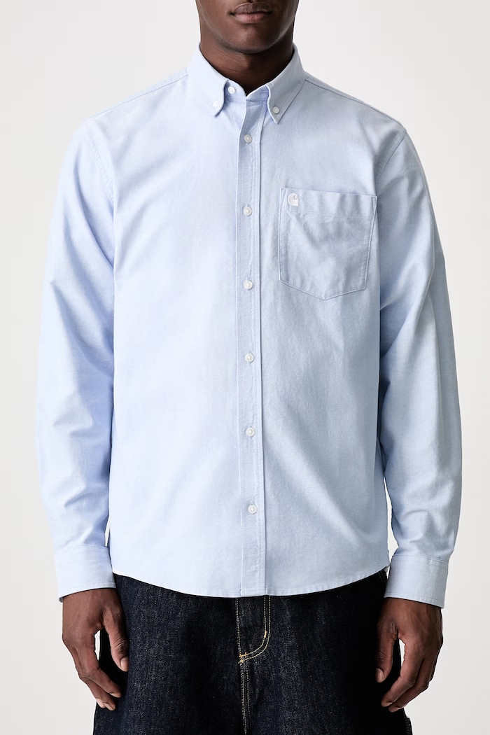 Carhartt WIP L/S C-Logo shirt cotton Men's — photo 4