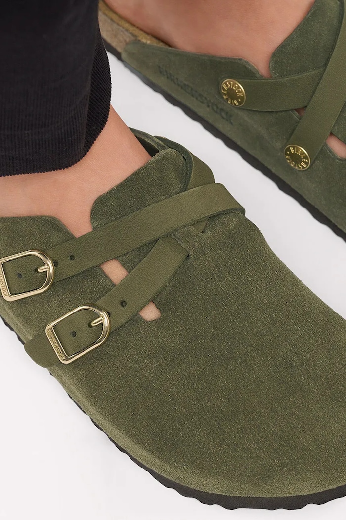 Birkenstock Blair D-Buckle LEVE slides mules Women's suede — photo 7