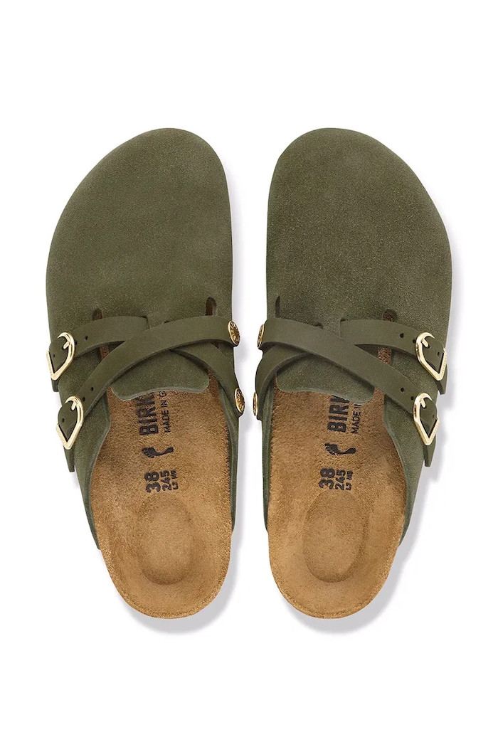Birkenstock Blair D-Buckle LEVE slides mules Women's suede — photo 5
