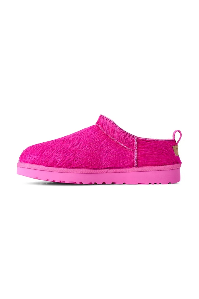 UGG W Classic Micro Calf Hair slippers Women's leather — photo 4