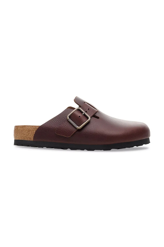 Birkenstock Boston WB LE Men's leather slides mules