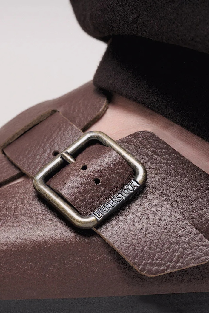 Birkenstock Boston WB LE Men's leather slides mules — photo 8