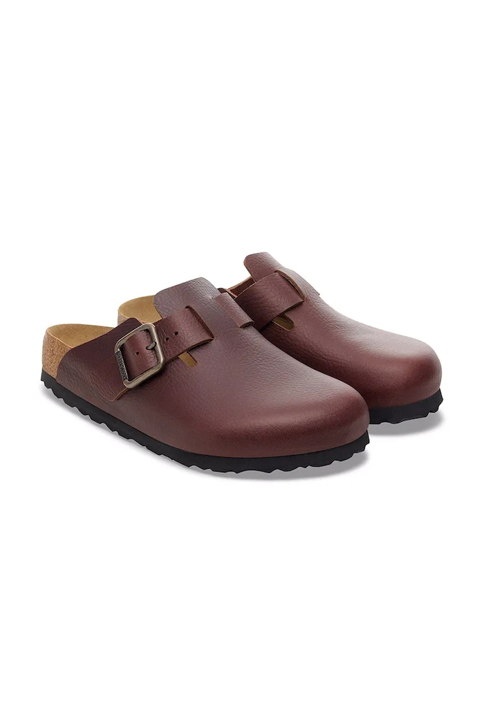 Birkenstock Boston WB LE Men's leather slides mules — photo 3