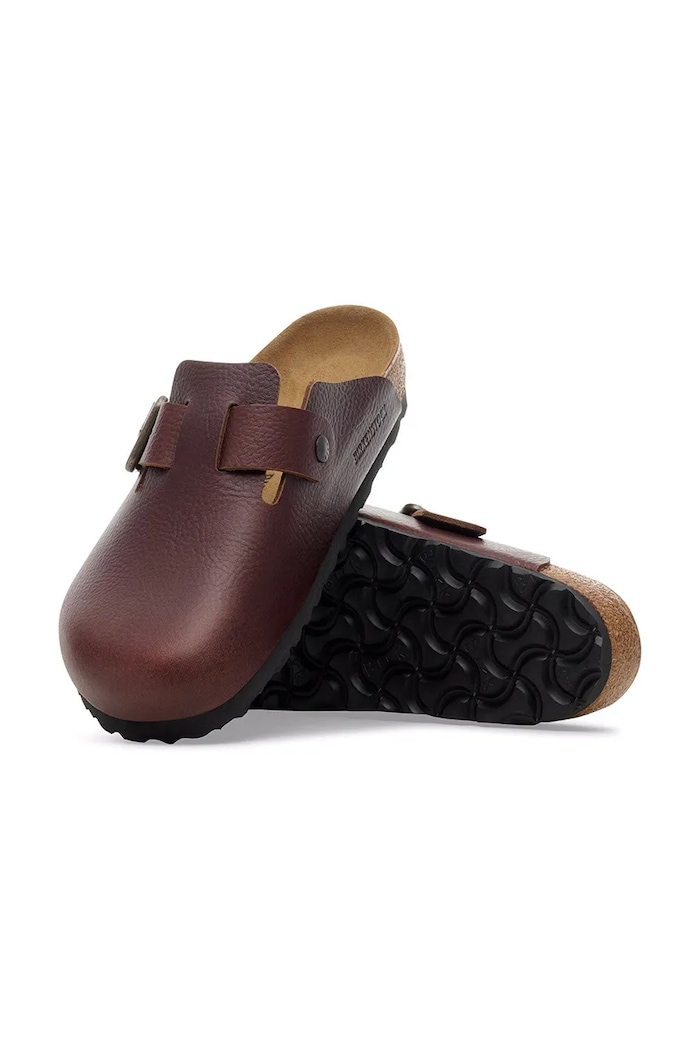Birkenstock Boston WB LE Men's leather slides mules — photo 4