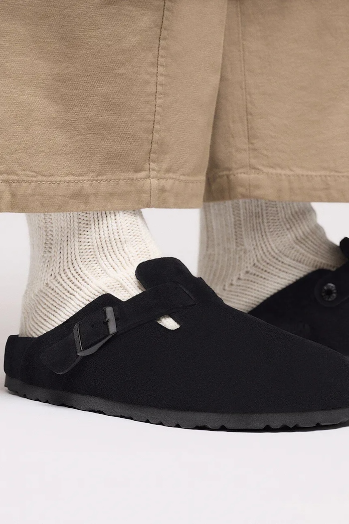 Birkenstock Boston EXQ LEVE Men's suede mules — photo 7
