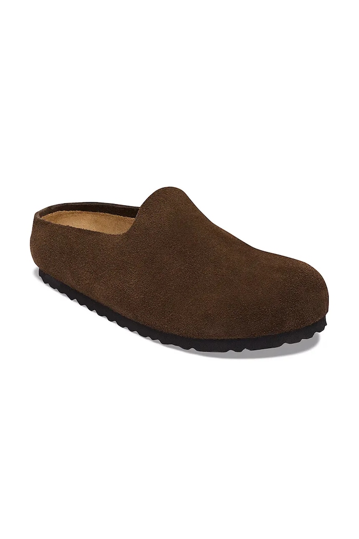Birkenstock Amsterdam Wrapped Suede Leather slides — photo 2