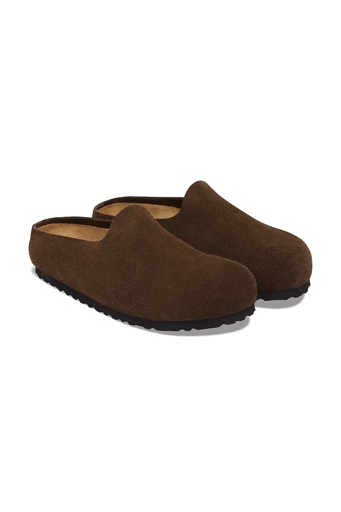 Birkenstock Amsterdam Wrapped Suede Leather slides — photo 3