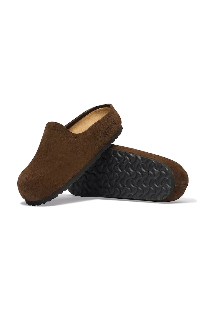 Birkenstock Amsterdam Wrapped Suede Leather slides — photo 4