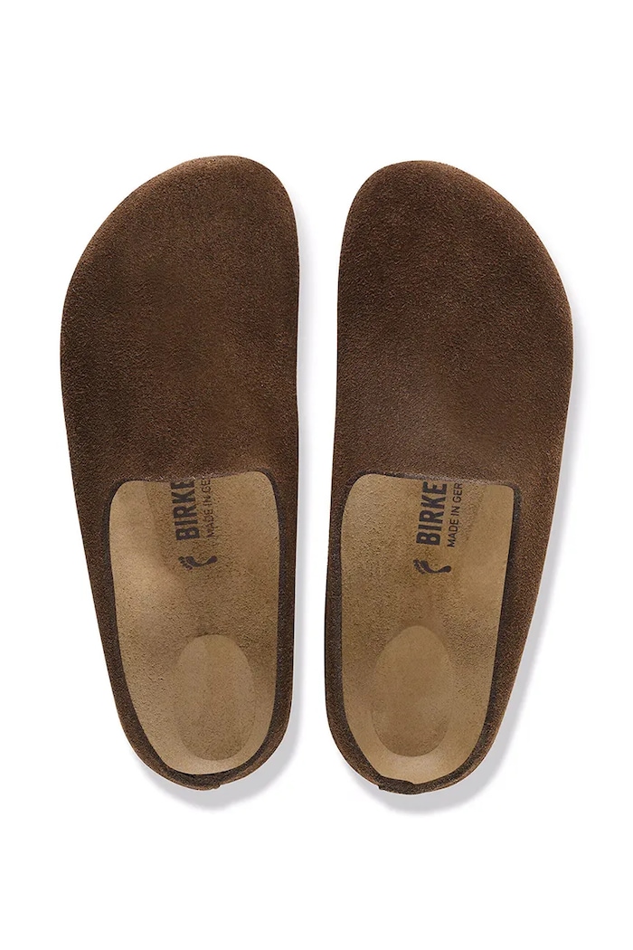 Birkenstock Amsterdam Wrapped Suede Leather slides — photo 5