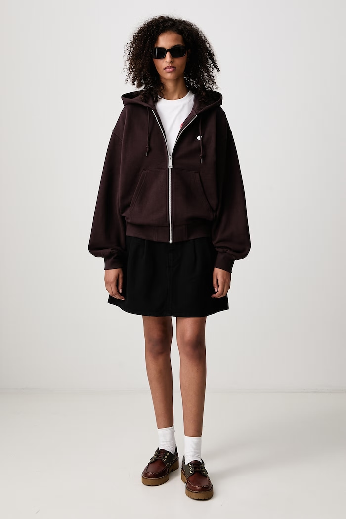 Carhartt WIP W Hooded Casey zip-up hoodie cotton Women's — photo 2