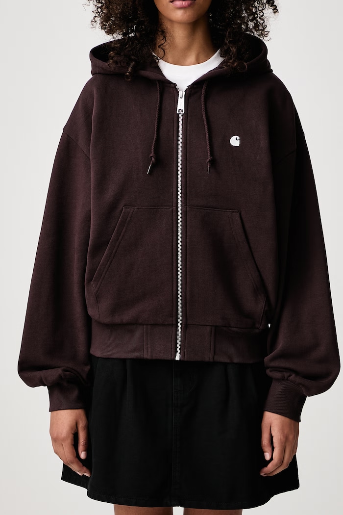 Carhartt WIP W Hooded Casey zip-up hoodie cotton Women's — photo 5