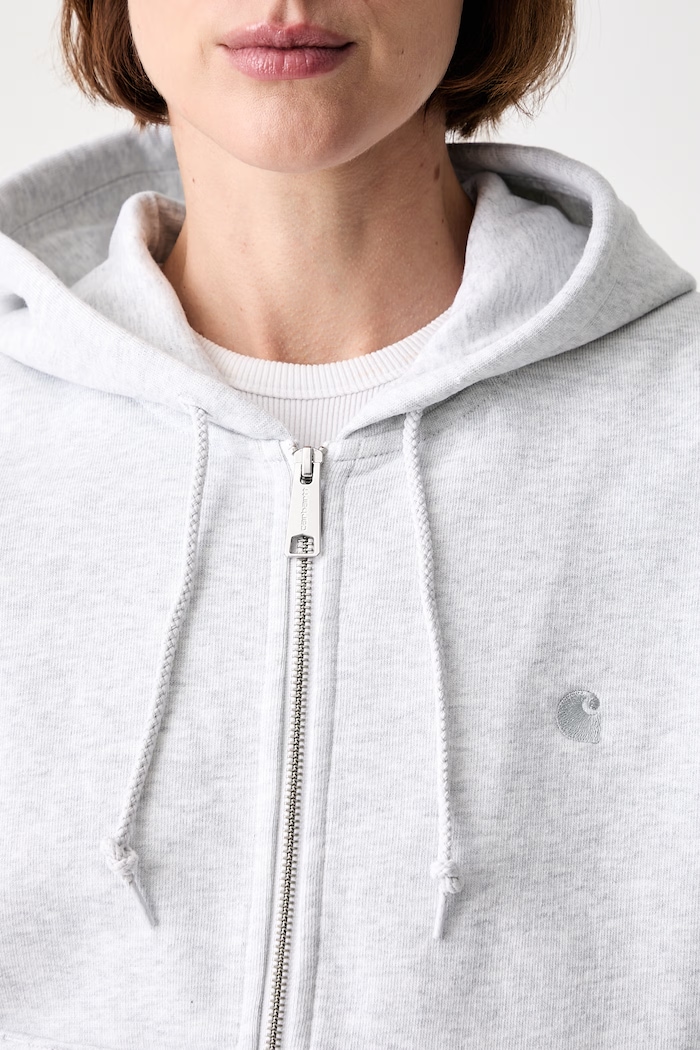 Carhartt WIP W Hooded Casey zip-up hoodie cotton Women's — photo 4