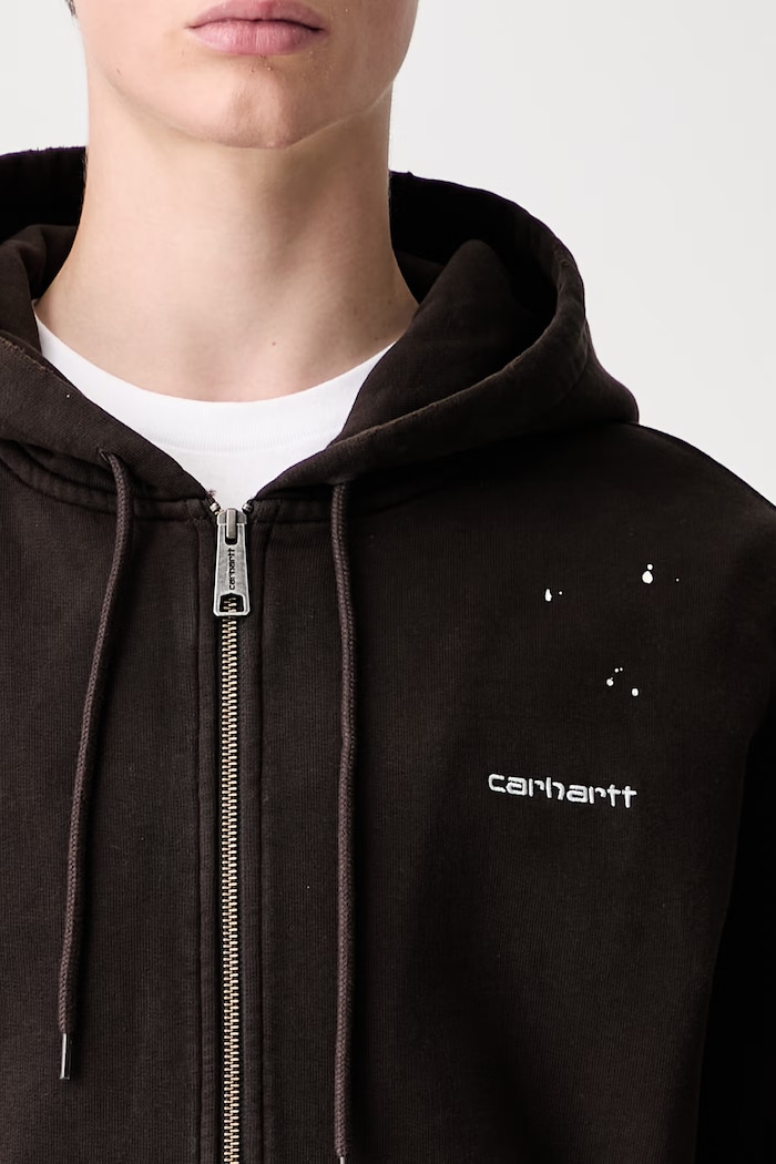 Carhartt WIP Hooded Painter zip-up hoodie cotton Men's — photo 4