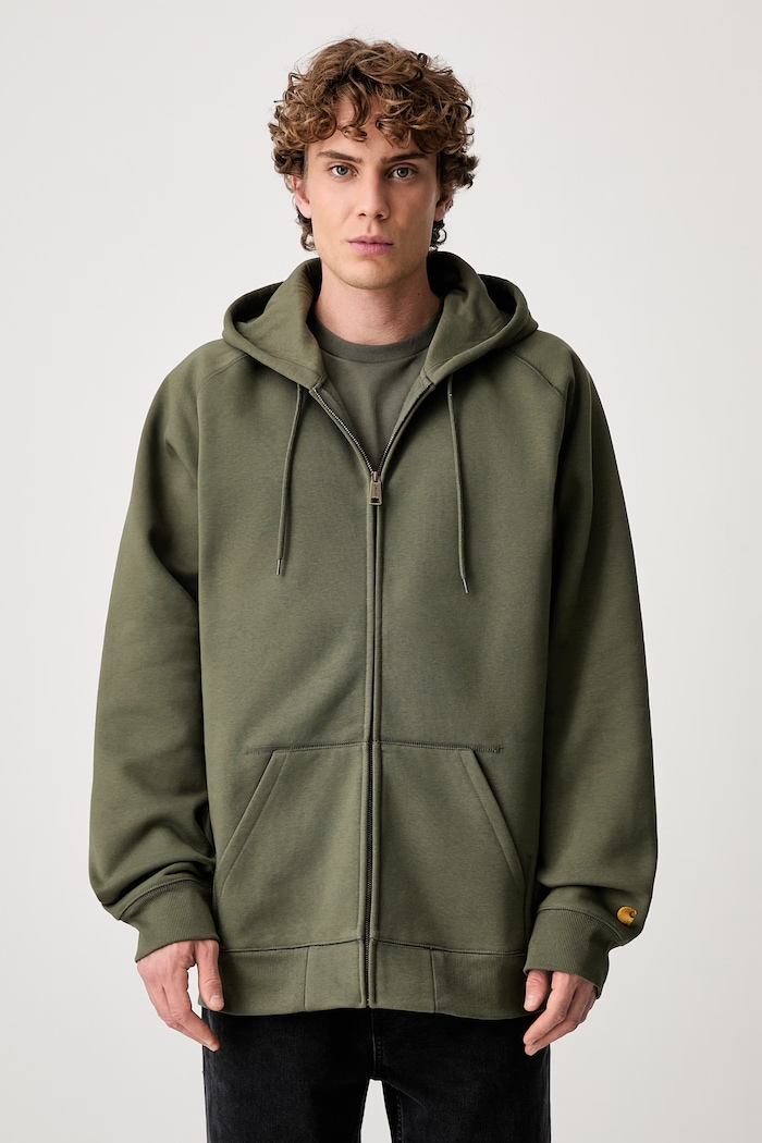 Carhartt WIP Hooded Chase zip-up sweatshirt with cotton Men's