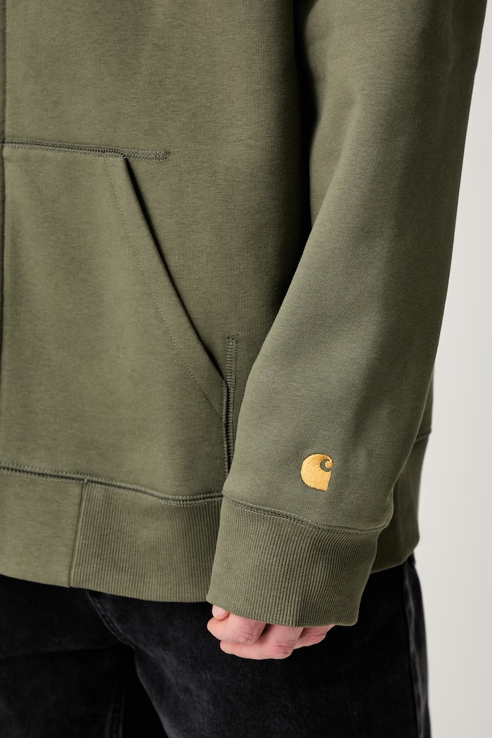 Carhartt WIP Hooded Chase zip-up sweatshirt with cotton Men's — photo 6