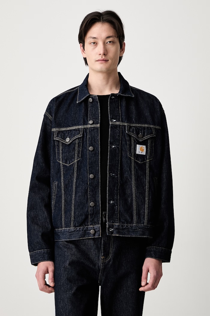 Carhartt WIP Helston short jacket denim Men's