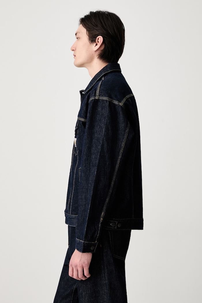 Carhartt WIP Helston short jacket denim Men's — photo 2