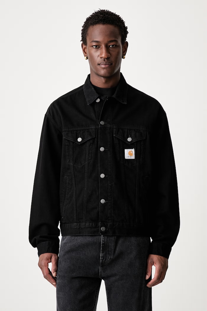 Carhartt WIP Helston short jacket denim Men's