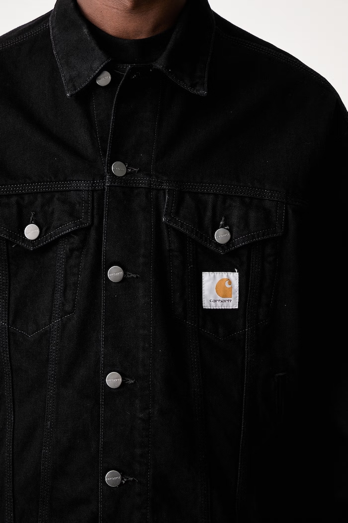 Carhartt WIP Helston short jacket denim Men's — photo 5