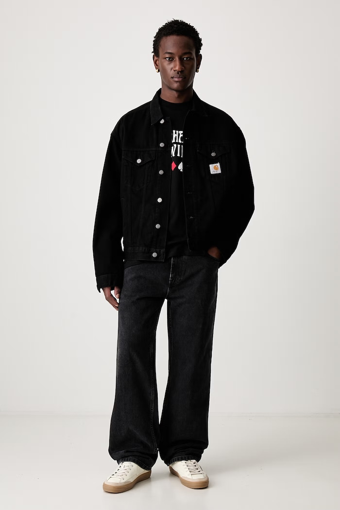 Carhartt WIP Helston short jacket denim Men's — photo 7