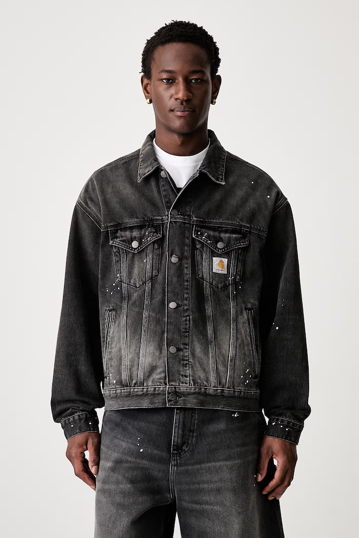 Carhartt WIP Helston short jacket denim Men's