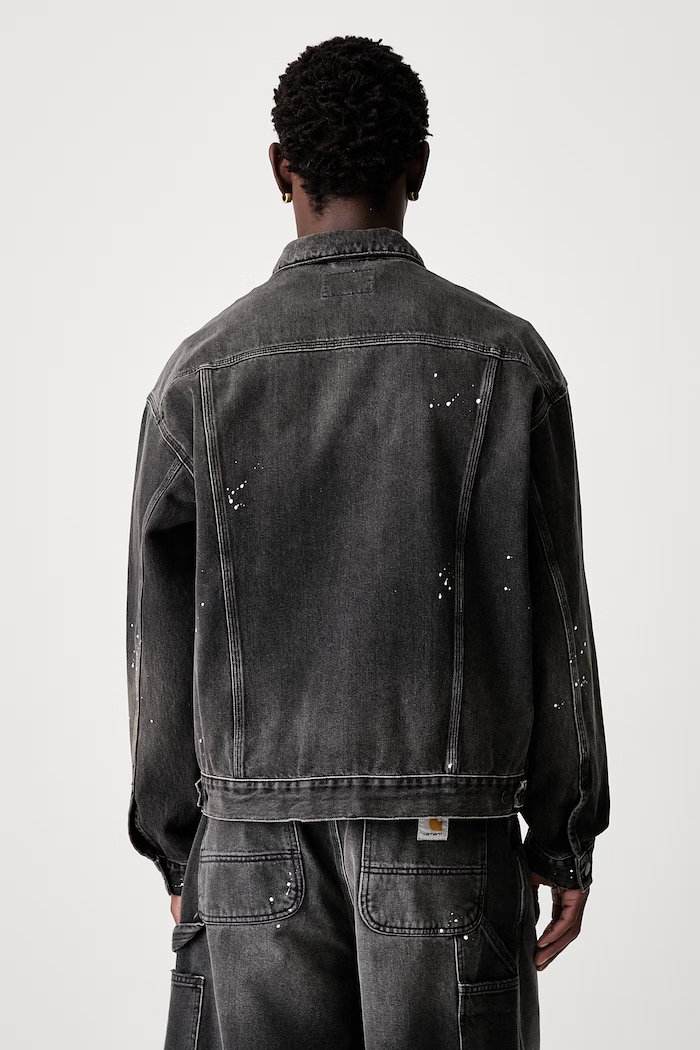 Carhartt WIP Helston short jacket denim Men's — photo 3