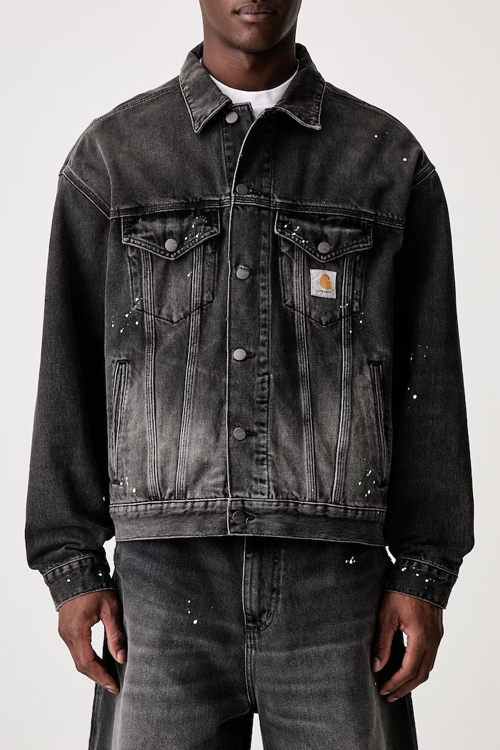 Carhartt WIP Helston short jacket denim Men's — photo 4