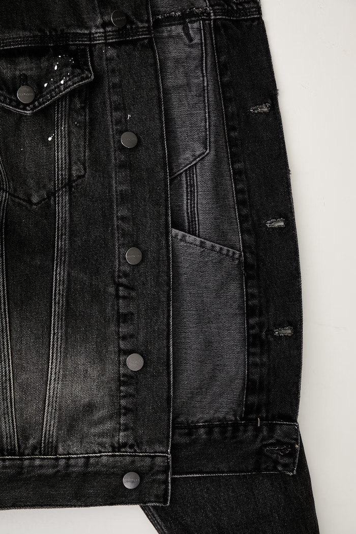 Carhartt WIP Helston short jacket denim Men's — photo 6