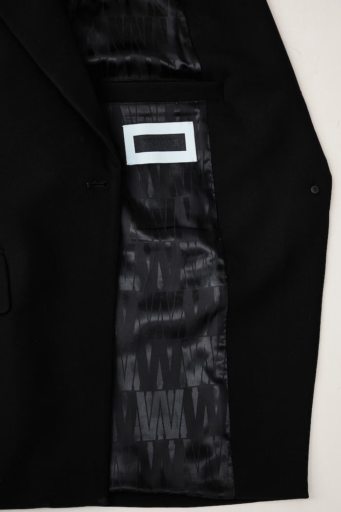 WRSTBHVR MADDEN V2 single-breasted suit jacket with viscose Women's — photo 7