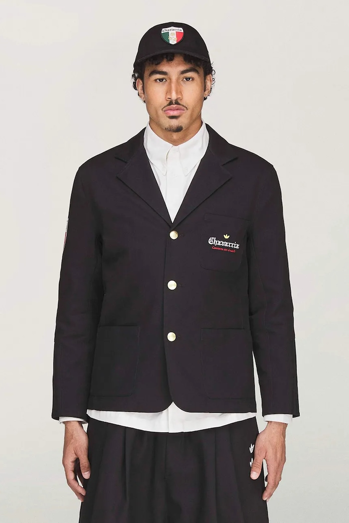 adidas Originals x Willy Chavarria single-breasted suit jacket cotton Men's