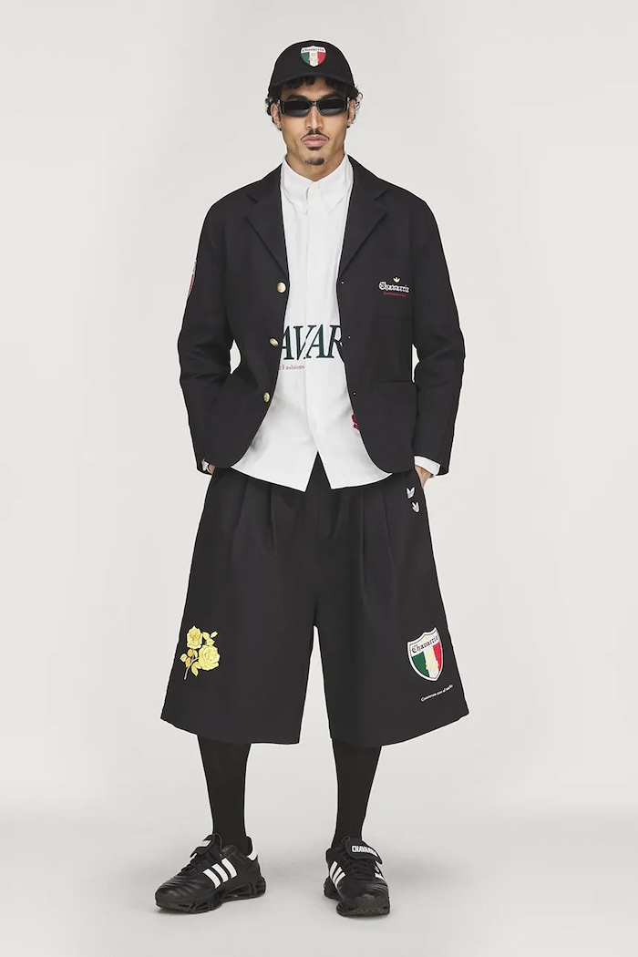 adidas Originals x Willy Chavarria single-breasted suit jacket cotton Men's — photo 2